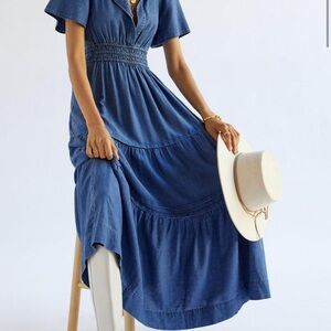 Somerset Chambray Maxi Dress